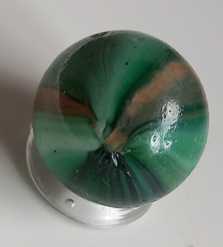 Vintage glass marble - vintage, 16.9mm