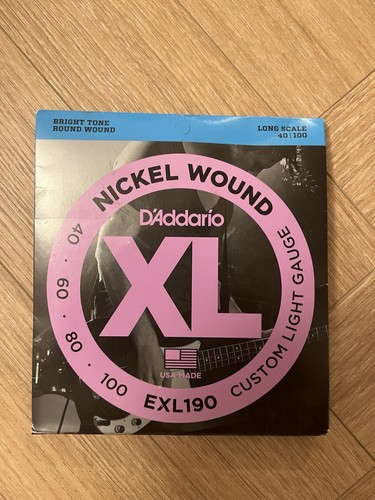 Addario exl190 bass guitar - d'addario,