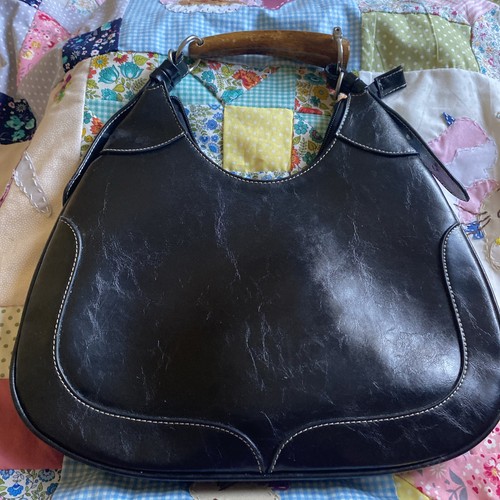 Women black handbag with - black,