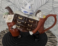Novelty ceramic tea pot - the