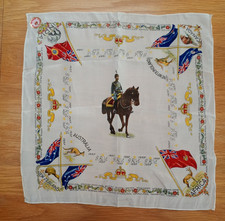 Vintage Souvenir George VI Coronation 1937 Silk Handkerchief – Empire