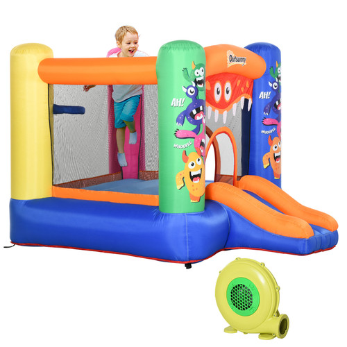 Bouncy castle with slide - with,