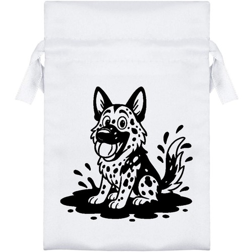 Muddy german shepherd satin - 'muddy,