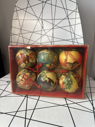 Vintage paper mache - vintage, christmas