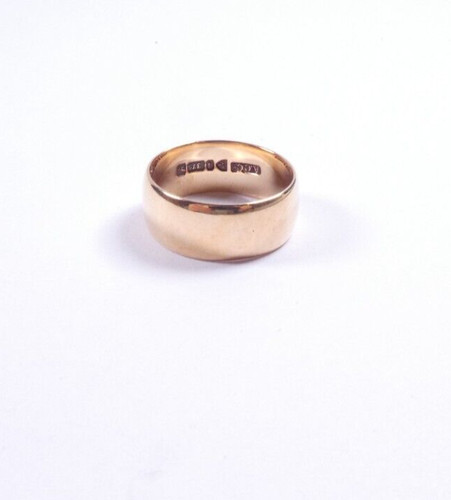 Rose gold wedding - ring, antique