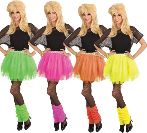 Neon tutu ladies fancy dress - ladies,