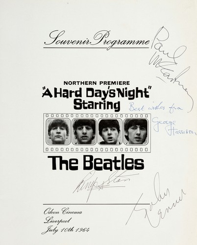 The beatles signed hard - the, 'a