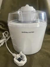 Andrew James 1.5 Litre Ice Cream Maker Sorbet & Frozen Yoghurt Machine D3