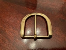 Brass belt buckle, solid