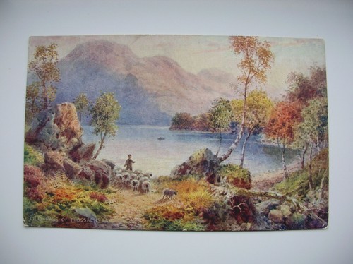 Trossachs postcard old pass - trossachs,