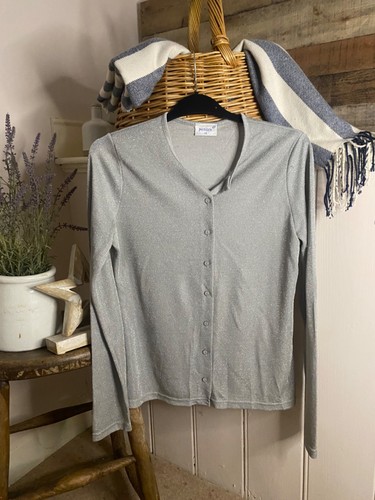Petites silver lurex sparkle - silver,