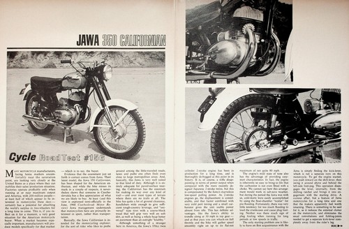 1966 jawa 350 californian - jawa, road