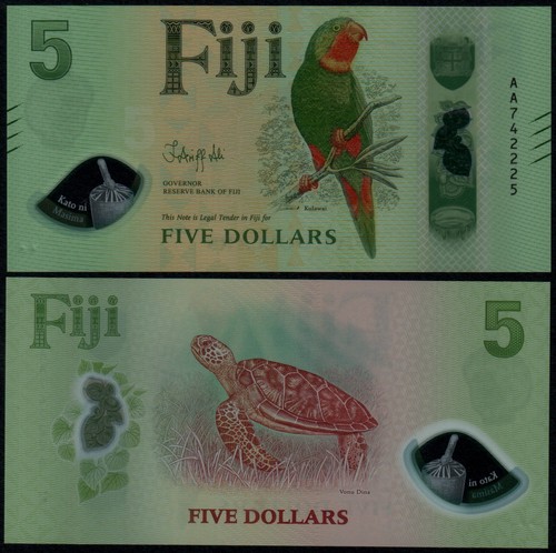 Fiji dollars - 5,