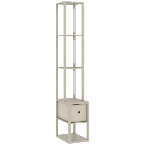 Floor lamp with shelves - with,