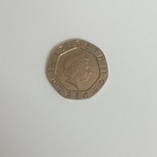 2008 Rare Undated 20p No Date