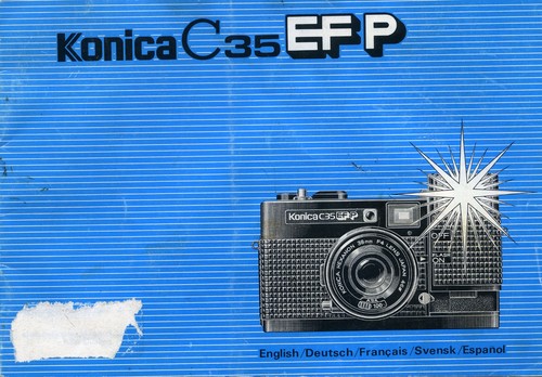 Konica c35ef camera - p,