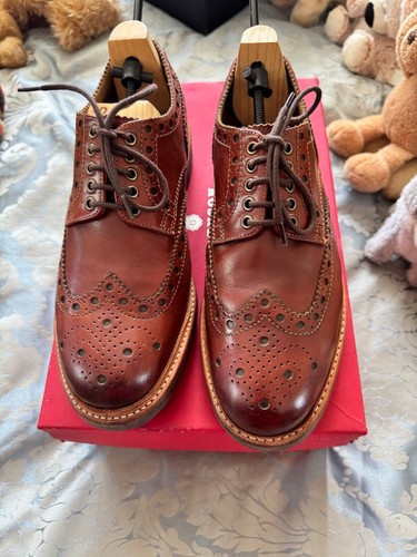 Grenson stanley tan brogues - grenson,