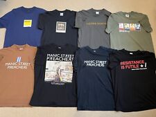 8 RARE Manic Street Preachers Tour Band T Shirts Screen Stars 90s 00s 10s