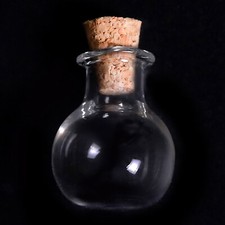 10 Pcs Mini Empty Glass Bottle