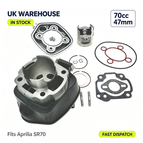 70cc cylinder kit - with, head