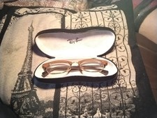 RAYBAN5154M Eyeglasses Wood Effect Havana Black and Gold 54mm