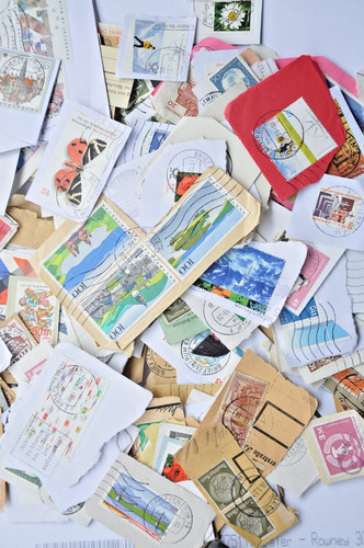 Germany stamps 100 grams - germany, on