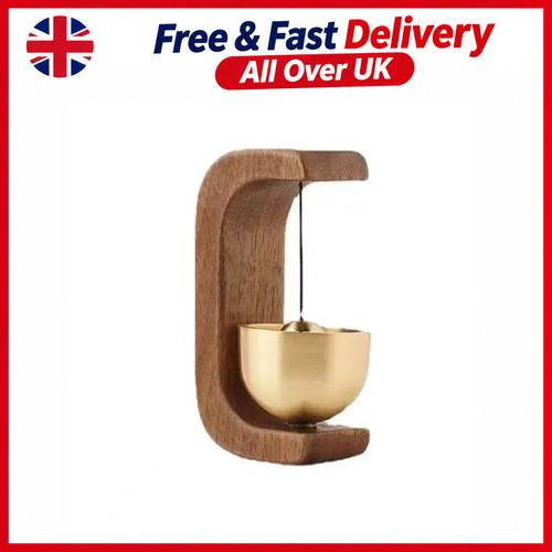 Wooden wind chime bell hanging - wooden,