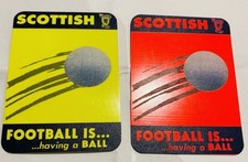 Scottish FA Referee Scotland SFA Red and Yellow Cards Very Rare not fifa or uefa