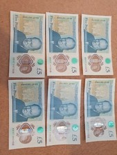 AK47 CHOICE OF SERIAL NUMBER £5 POLYMER BANK OF ENGLAND NOTE.
