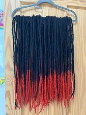 wool dreads / dreadlock hair extensions FULL HEAD