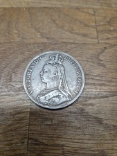 1889 Victoria Jubilee Head Crown Coin