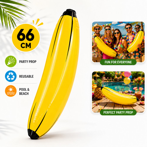 Giant inflatable banana - giant, 66cm