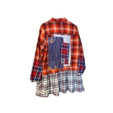Upcycled Tunic Top XL Flannel