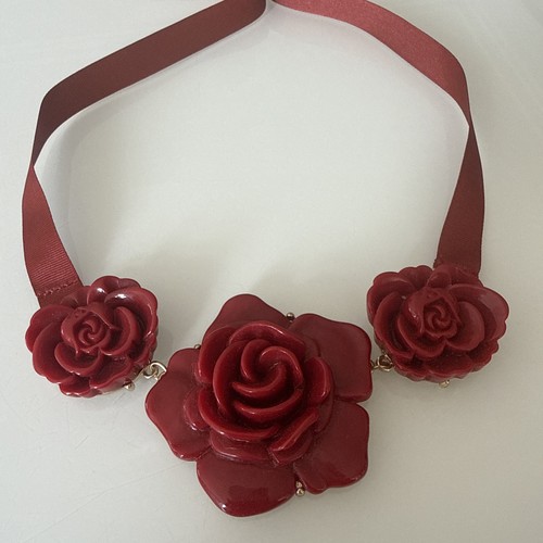 Cath kidston red - rose, pendant