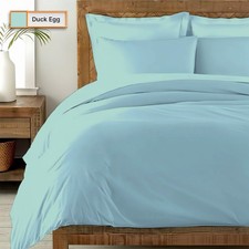 5* 400 THREAD COUNT 100% EGYPTIAN COTTON DUVET/QUILT COVER BEDDING SET ALL SIZES