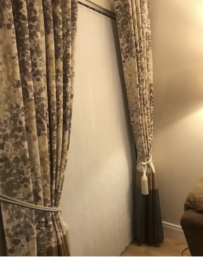 Designer heavy eyelet curtains - designer,