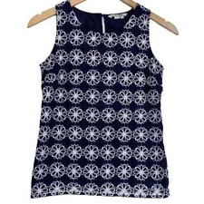 Boden Navy Katie Eyelet Lace