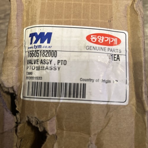 Tym valve assy - valve, pto
