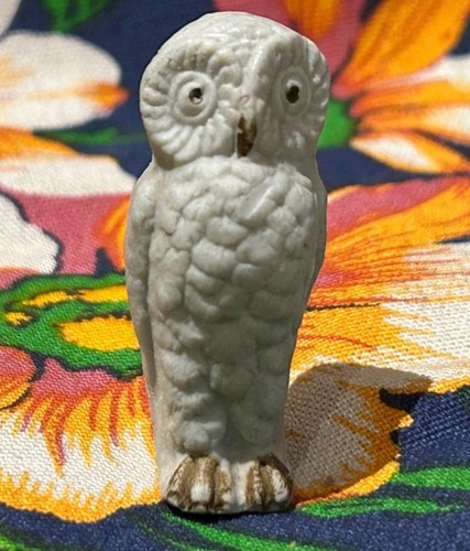 Vintage clay owl - clay, collectible