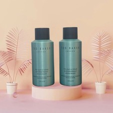 Ted Baker Men's Fig Leaf & Cedar Anti Perspirant Deodorant 150ml-2 Pack