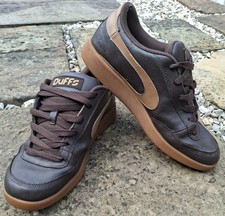 Rare Vintage Duffs 'Gambler' UK 10 Leather Skate Shoes Used 90's Y2K Vans DC DVS