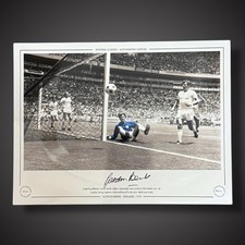 Gordon Banks Hand Signed Photo