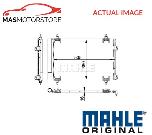 Air con condenser mahle - condenser,