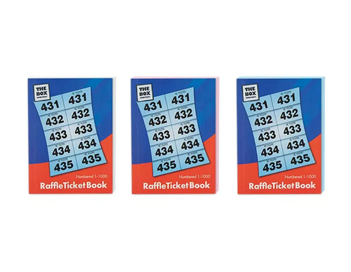 Raffle ticket book 1000 - -,