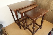 Vintage Nest of Wooden Tables