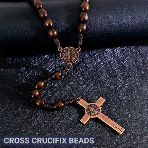 Handmade wooden rosary beads - wooden,