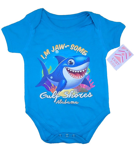 Baby bodysuit size i - 6m, "i'm