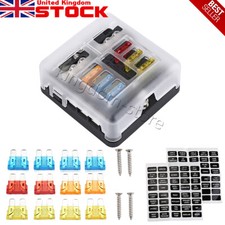 UK Blade Fuse Box 6 Way