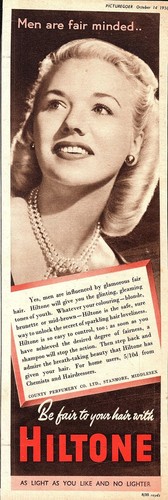 1950 advert hiltone hair - 1950/1,