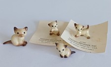 Hagen Renaker Miniature Siamese Cats 1989 excellent condition